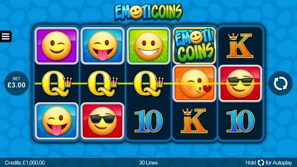 EmotiCoins slot game play