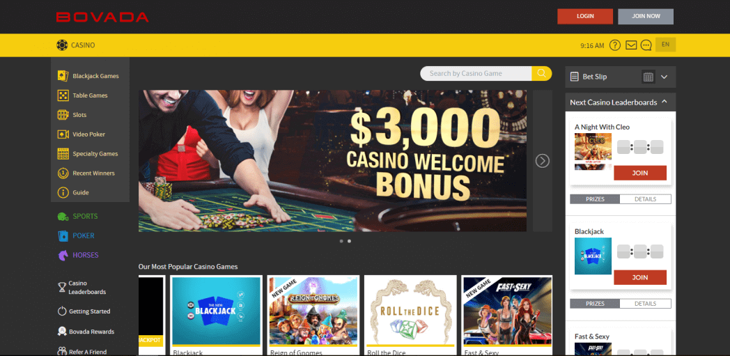 Bovada Casino Review: Information, Ratings & Bonus