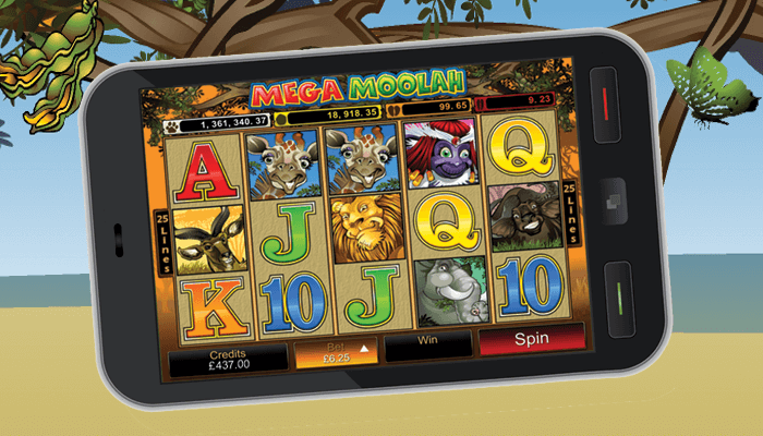 Mega Moolah mobile slot